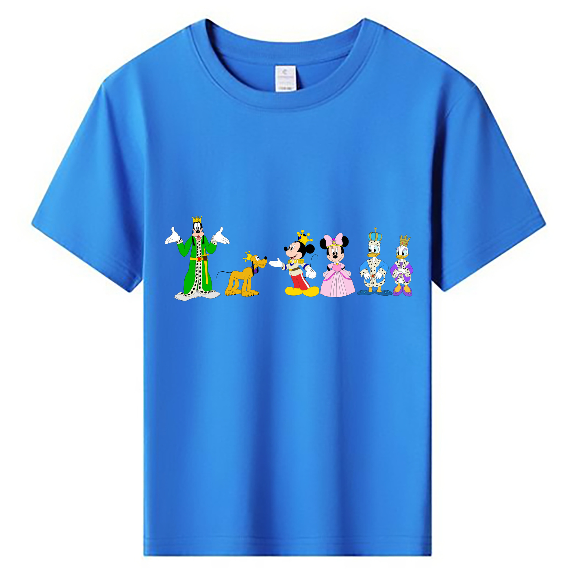 ミッキーマウス Mickey Mouse 綿100％キッズTシャツ（フロントプリント）